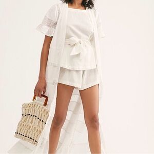 NFC pieces lace kimono NWOT